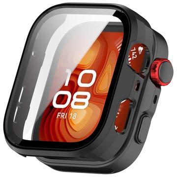 Huawei Watch Fit 4 Pro Etui z Tworzywa z Hartowane Szkło Ochronne - Czerń