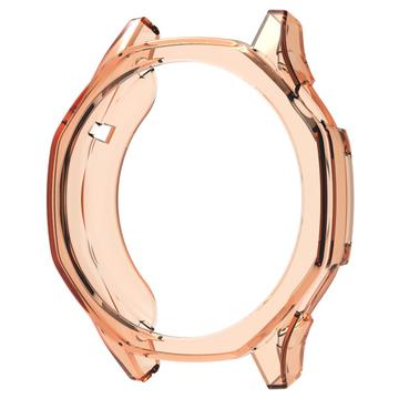Huawei Watch GT 5 Wyjątkowo Cienkie Etui z TPU - 46mm - Przezroczyste Pomarańcz