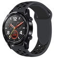 Silikonowy sportowy pasek do zegarka Huawei Watch GT - Czarny