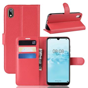 Huawei Y5 (2019) Etui z Portfelem z Magnetycznym Zamknięciem