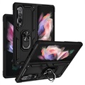 Samsung Galaxy Z Fold3 5G Hybrydowe Etui z Podpórka Metalowa - Czerń