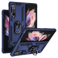 Samsung Galaxy Z Fold3 5G Hybrydowe Etui z Podpórka Metalowa - Błękit