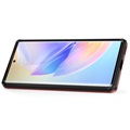 Honor 60 SE Hybrydowe Etui z Uchwytem Ring - Czerwień