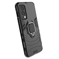 OnePlus Nord 2 5G Hybrydowe Etui z Uchwytem Ring - Czarne