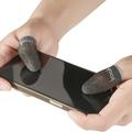 IMAK 1 para rękawów na palce Oddychająca, wrażliwa, odporna na pot osłona na palce z włókna srebrnego do gier mobilnych PUBG