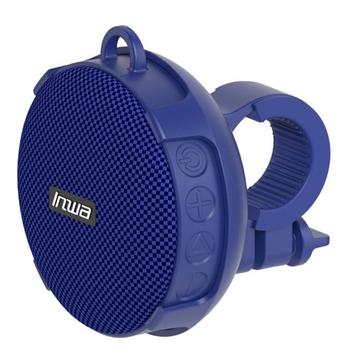 INWA Głośnik Bluetooth Mini Subwoofer IPX7 Wodoodporny bezprzewodowy głośnik rowerowy obsługujący TF - niebieski