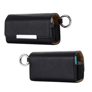 Skórzane etui na e-papierosy IQOS 3/3 DUO - czarne