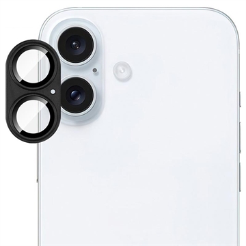 iPhone 17 Imak Pełna osłona obiektywu aparatu wykonana z metalu i szkła hartowanego - czarny