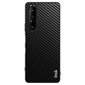 Hybrydowe Etui Imak LX-5 do Sony Xperia 1 III - Włókno Węglowe - Czarne