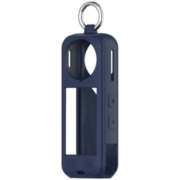 Odporne na wstrząsy silikonowe etui Insta360 X5 - ciemnoniebieskie