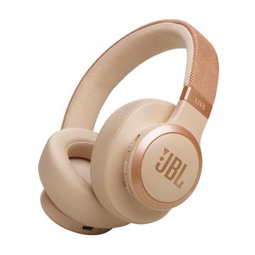 Bezprzewodowe słuchawki nauszne JBL Live 770NC - Beż