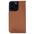 Skórzane Zamykane Etui JT Berlin BookCase Tegel do iPhone 15 Pro Max - Koniak