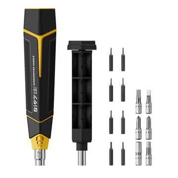 Jakemy JM-8197 Zestaw precyzyjnych wkrętaków ręcznych 16 w 1 - czarny