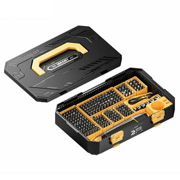 Jakemy JM-8199 Zestaw narzędzi do napraw domowych 257 w 1 - modułowy zestaw śrubokrętów z ergonomiczną rękojeścią i przenośnym schowkiem