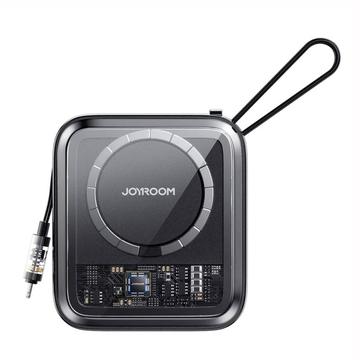 Joyroom Icy JR-L007 Lightning Power Bank z magnetycznym ładowaniem bezprzewodowym - 10000mAh - czarny