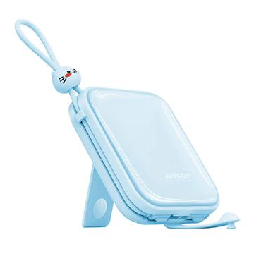 Joyroom JR-L008 Cutie Power Bank 10000mAh z kablami USB-C i Lightning - 22.5W - Niebieski