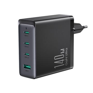 Joyroom JR-TCG05EU Zestaw ultraszybkiej ładowarki GaN 140W - czarny