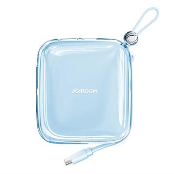 Joyroom Jelly JR-L004 USB-C Power Bank 10000mAh - porty USB-C, USB-A - niebieski