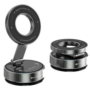 Samochodowy uchwyt na telefon K1 MagSafe z przyssawką - czarny