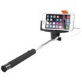 Uniwersalny Przewodowy Selfie Stick KJstar Z07-7 - Czarny