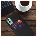 OnePlus 9 Etui KSQ z Kieszenią na Kartę - Czarne