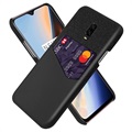 Etui z kieszenią na kartę KSQ do telefonu OnePlus 7 - Czerń