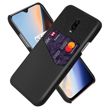 Etui z kieszenią na kartę KSQ do telefonu OnePlus 7 - Czerń