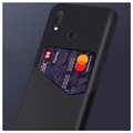 Etui z kieszenią na kartę KSQ do telefonu Samsung Galaxy A20e - Czarne
