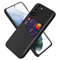 Etui KSQ z Miejscem na Kartę - Samsung Galaxy S22 5G - Czarne