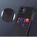 Etui z kieszenią na kartę KSQ do iPhone 13 Mini - Czarne