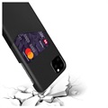 Etui z kieszenią na kartę KSQ do telefonu iPhone 11 Pro Max - Czerń