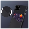 Etui z kieszenią na kartę KSQ do telefonu iPhone 11 Pro Max - Czerń