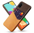 Samsung Galaxy A41 Etui KSQ z Miejscem na Kartę - Brąz