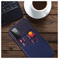 Samsung Galaxy A72 5G Etui KSQ z Kieszonką na Kartę - Niebieskie