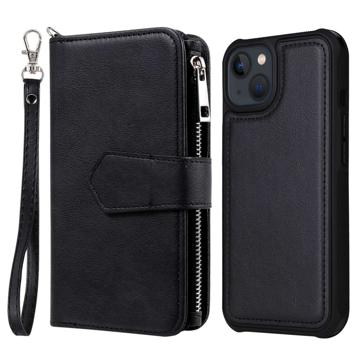 iPhone 14 Etui-Portfel Seria KT Multifunctional - Czarne