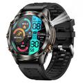 Sportowy smartwatch KT80 - wodoodporność 3ATM, Bluetooth, ekran dotykowy HD 1.46", wbudowana latarka