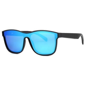 Inteligentne okulary KY03 z soczewkami polaryzacyjnymi i Bluetooth do rozmów telefonicznych z wbudowanym mikrofonem i głośnikami - niebieskie