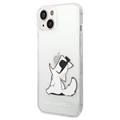 iPhone 13 Pro Max Przezroczyste Etui Karl Lagerfeld z TPU - Choupette Eat