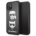Etui Karl Lagerfeld Karl & Choupette do iPhone 11 - Czarne