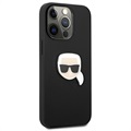 iPhone 13 Pro Hybrydowe Etui Karl Lagerfeld Karl Head - Czarne
