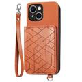 iPhone 14 Plus Etui z Portfelem Serii Geometry