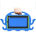 Samsung Galaxy Tab A7 Lite Wstrząsoodporne Etui dla Dzieci - Ośmiornica - Błękit