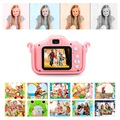 Dziecięcy Cyfrowy Aparat z Karta Pamięci 32GB (Otwarte Opakowanie A) - Pink