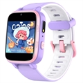 Wodoodporny Smartwatch dla Dzieci Y90 Pro z Podwójnym Aparatem - Fioletowy
