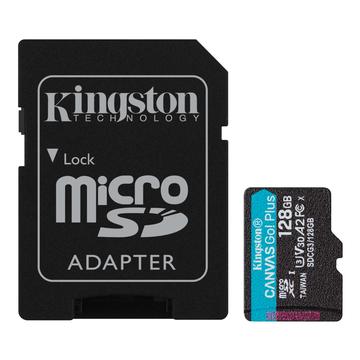 Karta pamięci Kingston Canvas Go! Plus microSDXC z adapterem SDCG3/128GB - 128GB