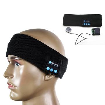 Dzianinowa opaska Bluetooth do uprawiania sportu i prowadzenia rozmów w trybie głośnomówiącym