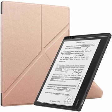 Kobo Elipsa 2E Etui Folio Origami Stand - Różowe Złoto