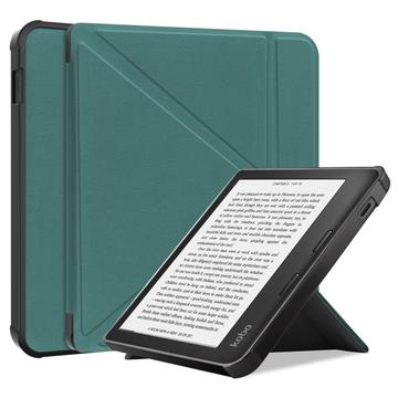Kobo Libra 2 Etui Folio Origami Stand - Zieleń
