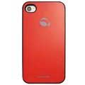 Pokrowiec Krusell GlassCover iPhone 4 / 4S - Czerwony