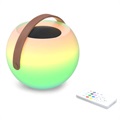 Wielokolorowa Lampka Ksix Bubble z Głośnikiem Bluetooth - Biała